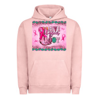 Pigment Salmon Give Cancer the boot Urban Hoodie - NancyCooperArtShop