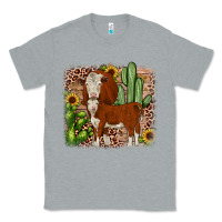 Heather Grey Hereford cactus sunflower Classic Tee - JahusDesignShop