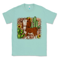 Seafoam Hereford cactus sunflower Classic Tee - JahusDesignShop