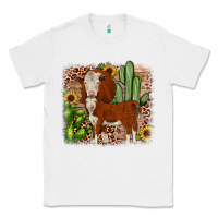White Hereford cactus sunflower Classic Tee - JahusDesignShop