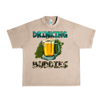French Oak drinking buddies with beer Urban Heavy Tee - HRA Design Shop