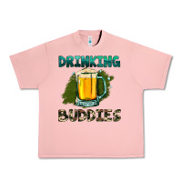 Salmon drinking buddies with beer Urban Heavy Tee - HRA Design Shop