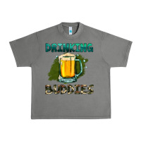 Tornado drinking buddies with beer Urban Heavy Tee - HRA Design Shop