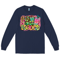 Navy let's get loaded Long Sleeve Tee - Jasminsmagicworld