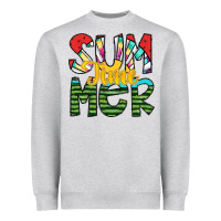 Heather Grey summer time Heavyweight Sweatshirt - SublimationCraftShop
