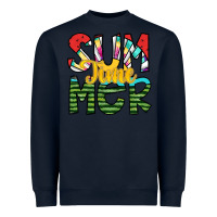 Navy summer time Heavyweight Sweatshirt - SublimationCraftShop