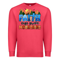 Cardinal faith can move mountains Premium Sweatshirt - MaliasSmallBusiness