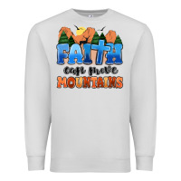 Dove Grey faith can move mountains Premium Sweatshirt - MaliasSmallBusiness