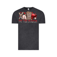Vintage Black tis the season baseball Vintage Tee - RacoonDesign