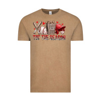 Vintage Coffee tis the season baseball Vintage Tee - RacoonDesign