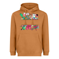 Meerkat custom name nurse Heavyweight Hoodie - NancyCooperArtShop