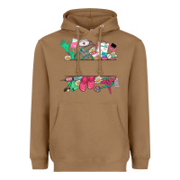 Toasted Coconut custom name nurse Heavyweight Hoodie - NancyCooperArtShop