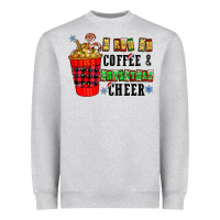 I Run On Coffee & Christmas Cheer Heavyweight Sweatshirt | Teevron