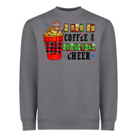 Storm I Run On Coffee & Christmas Cheer Heavyweight Sweatshirt - CowhideDigitalArt