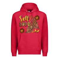 Cardinal black woman self love nails Premium Hoodie - Artiststas
