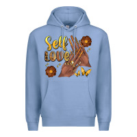 Colony Blue black woman self love nails Premium Hoodie - Artiststas