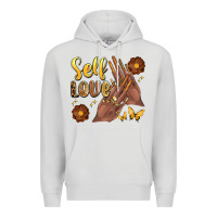 Dove Grey black woman self love nails Premium Hoodie - Artiststas