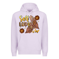 Lilac black woman self love nails Premium Hoodie - Artiststas