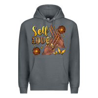 Rock black woman self love nails Premium Hoodie - Artiststas