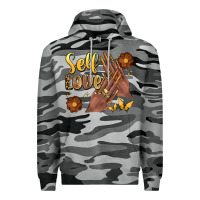 Slate Camo black woman self love nails Premium Hoodie - Artiststas