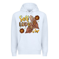 White black woman self love nails Premium Hoodie - Artiststas