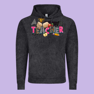Race Teacher Vintage Hoodie Designed By Zillion Design Studio