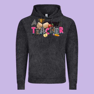 Race Teacher Vintage Hoodie Designed By Zillion Design Studio