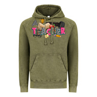 Vintage Olive race teacher Vintage Hoodie - Zillion Design Studio