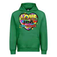 Emerald love needs no words Urban Hoodie - NancyCooperArtShop