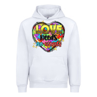 White love needs no words Urban Hoodie - NancyCooperArtShop