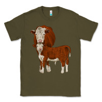 Army Green hareford Classic Tee - JahusDesignShop
