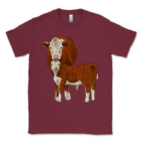 Burgundy hareford Classic Tee - JahusDesignShop