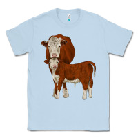 Dusty Blue hareford Classic Tee - JahusDesignShop