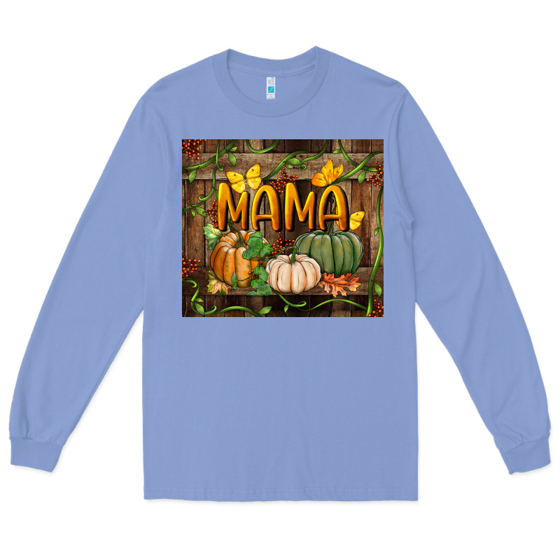 Mama Pumpkin Tumbler Long Sleeve Tee by BundleAndBundleShop | Teevron