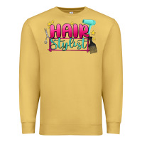 Antique Gold hair stylist Premium Sweatshirt - MaliasSmallBusiness