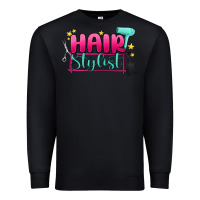 Black hair stylist Premium Sweatshirt - MaliasSmallBusiness