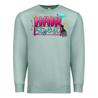 Seafoam hair stylist Premium Sweatshirt - MaliasSmallBusiness