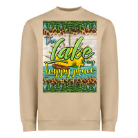 The Lake Is My Happy Place Air Freshener Heavyweight Sweatshirt | Teevron