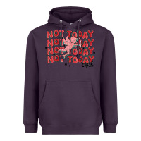 Plum not today cupid Heavyweight Hoodie - MaliasSmallBusiness