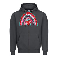 Smoke valentine's day rainbow Zipper Hoodie - BarkalooDesign