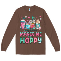 Chestnut easter coffee makes me so hoppy Long Sleeve Tee - Jasminsmagicworld