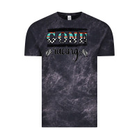 Cloud Black goneracing Vintage Tee - CowhideDigitalArt