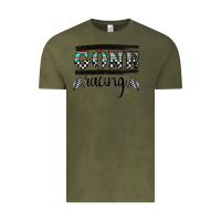Vintage Olive goneracing Vintage Tee - CowhideDigitalArt