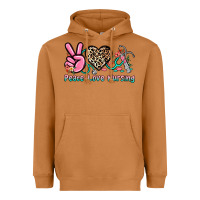 Meerkat peace love nursing Heavyweight Hoodie - NancyCooperArtShop