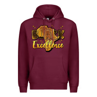 Burgundy black excellence Premium Hoodie - Artiststas