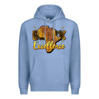 Colony Blue black excellence Premium Hoodie - Artiststas