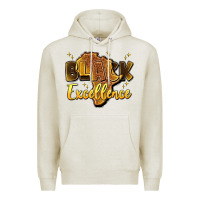 Oatmeal Heather black excellence Premium Hoodie - Artiststas