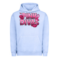 Pigment Grape Ice Pink Divas Breast Cancer Urban Hoodie - NancyCooperArtShop