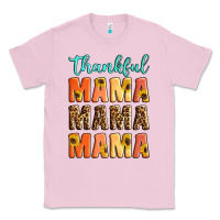 Bubblegum Pink Thankful mama mama mama Classic Tee - Artiststas