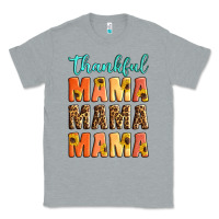 Heather Grey Thankful mama mama mama Classic Tee - Artiststas